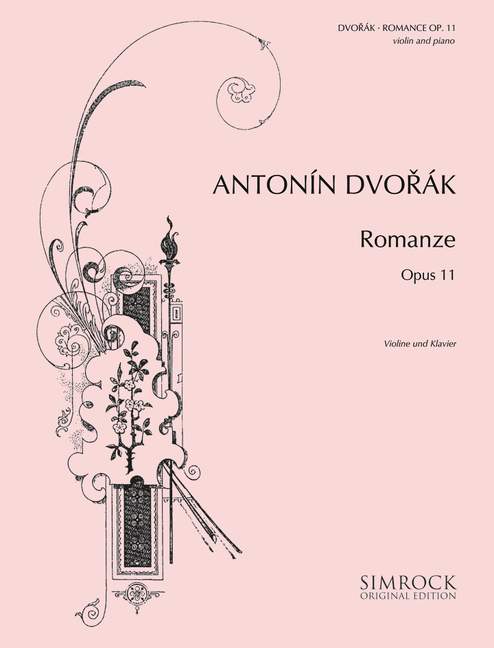 Dvorak - Romance Op11 - Violin/Piano Accompaniment Simrock EE1633