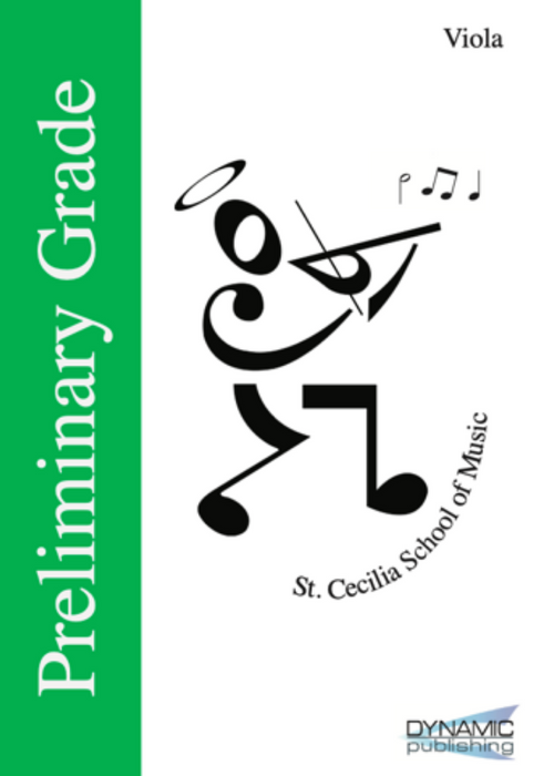 St Cecilia School of Music (SCSM) Viola Examination Book - Preliminary Grade (Viola Part Only)