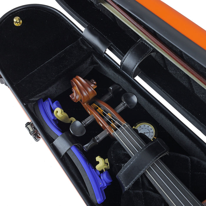 ART Shaped Violin Case 4/4-3/4 Tangerine Orange