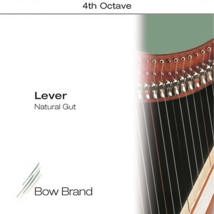 Bow Brand Natural Gut - Lever Harp String, Octave 4 SET