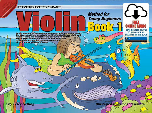 Progressive Method for Young Beginners Violin Book 1 - Violin/CD by Gelling Koala KPYV1X