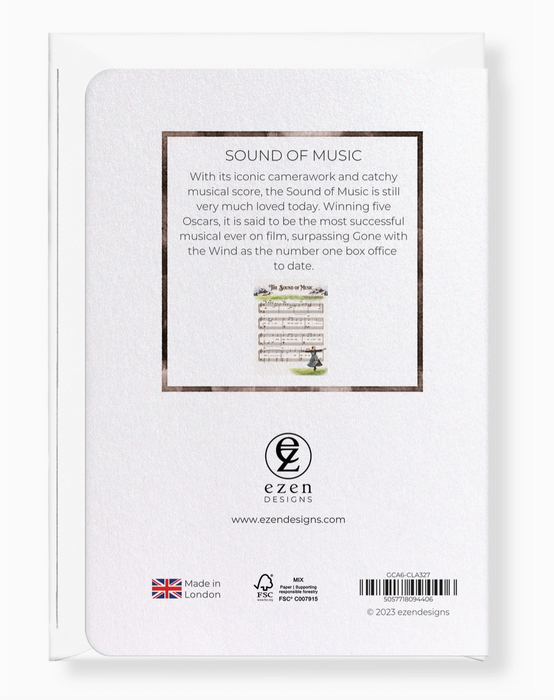 Greeting Card Sound of Music: Victorian