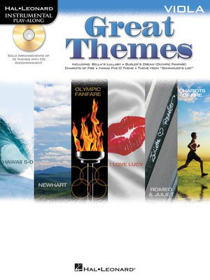 Great Themes - Instrumental Play-Along for Viola - Various - Viola Hal Leonard /CD