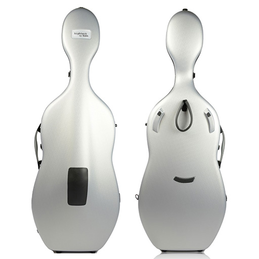 BAM Hightech Adjustable 4.4 Cello Case Metallic Silver 4/4