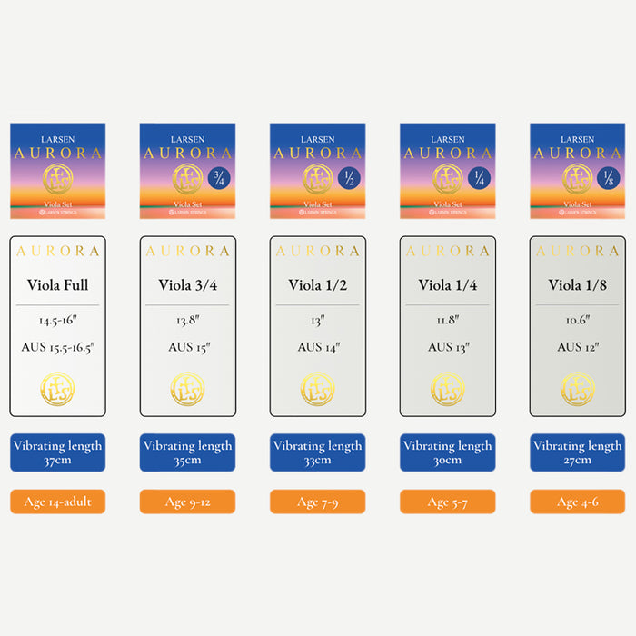 Larsen Aurora Viola G String Medium 15" (3/4)