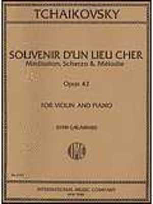 Tchaikovsky - 3 Pieces Op42 (Souvenir dâ€™un Lieu Cher) - Violin/Piano Accompaniment IMC IMC3193