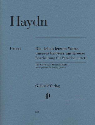 Seven Last Words Hob 20 No 1B - Joseph Haydn - Viola|Cello|Violin G. Henle Verlag String Quartet Parts