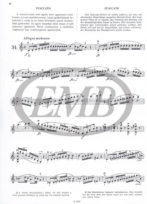 Mazas - Etudes Op36 Volume 2 Etudes Brillantes - Violin Solo EMB Z2245