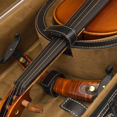 GL Cases K2(V) Leather Violin Case Black