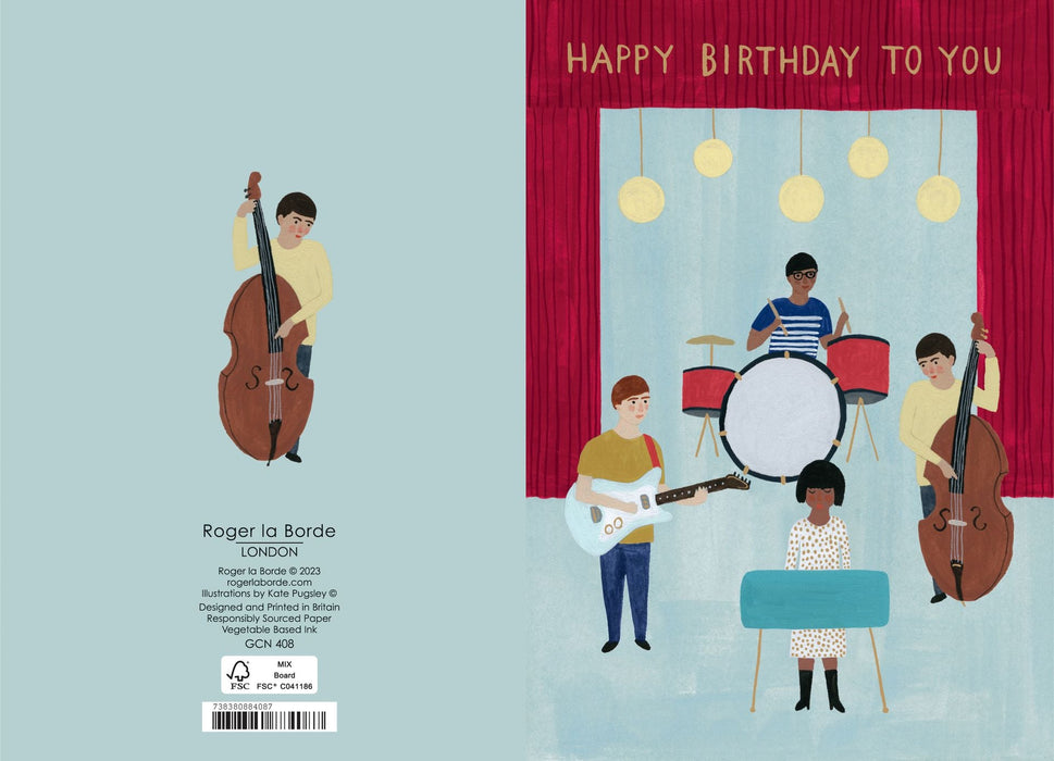 Greeting Card - Happy Birthday to You The Band