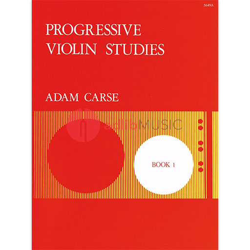 Carse - Progressive Violin Studies Book 1 - Violin Stainer & Bell 5649A