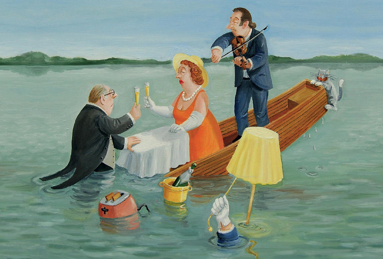 Greeting Card “Last One Turns out the Light” — The Sydney String Centre