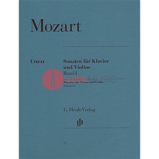 Mozart - Sonatas Book 1 - Violin/Piano Accompaniment Henle HN077