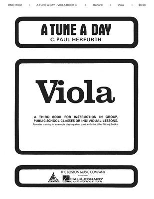Herfurth - A Tune a Day Book 3 - Viola Boston BM10355