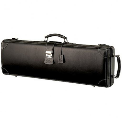 GL Cases Q2(V) Leather Violin Case Black