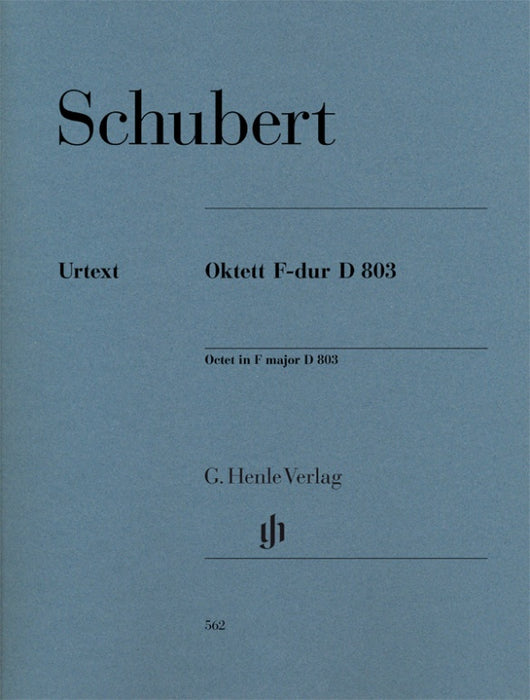 Schubert - Octet in FMaj D803 - Octet Parts Henle HN562