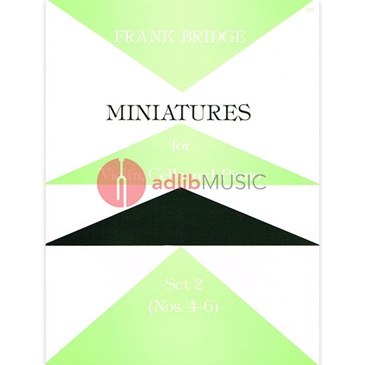 Bridge - Miniatures Set 2 - Violin/Cello/Piano Accompaniment Stainer & Bell 2330