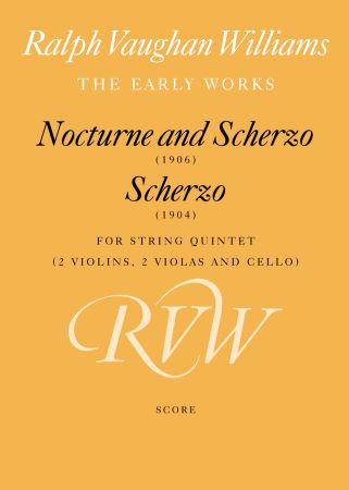 Vaughan Williams - Nocturne & Scherzo/Scherzo - String Quintet Score Faber 0571519938
