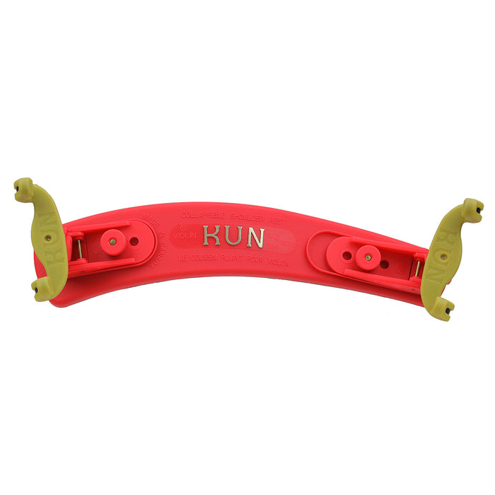 Kun Junior Collapsible Violin Shoulder Rest 3/4-1/2 Papaya Red