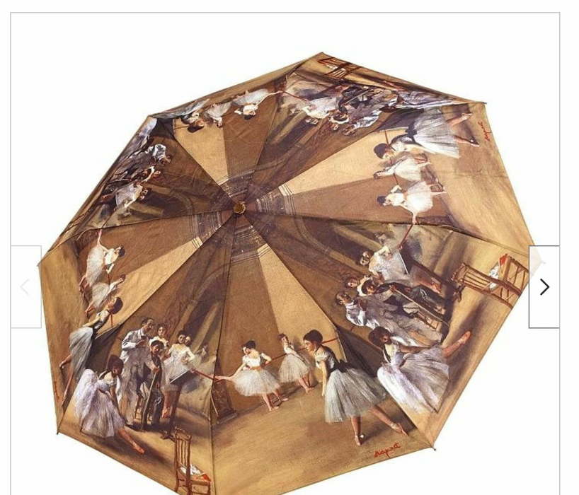 Ballet Folding Umbrella Degas Ballet Lessons Painting