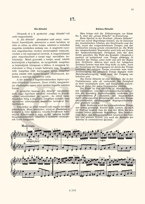Feigerl - 24 Exercises in 24 Tonalities Volume 2 - Violin/2nd Violin Accompaniment EMB Z2378