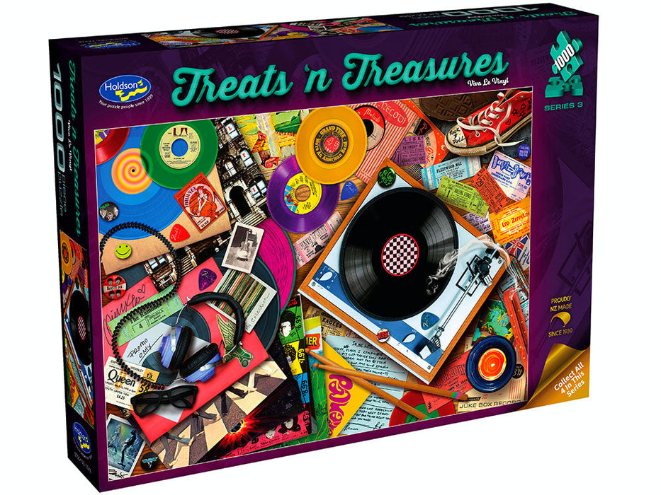 Vinyl Records 1000 Piece Music Puzzle 'Viva Le Vinyl'