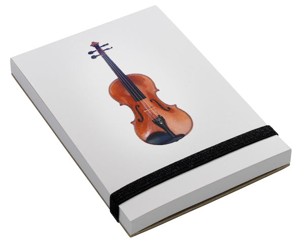 Notepad With String Notepad White with Violin — The Sydney String Centre
