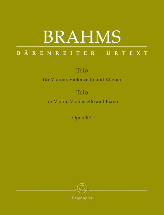 Brahms - Piano Trio #3 in Cmin Op101 - Violin/Cello/Piano Barenreiter BA9437