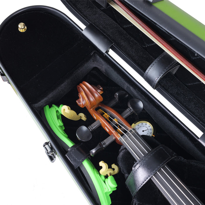 ART Shaped Violin Case 4/4-3/4 Avocado Green