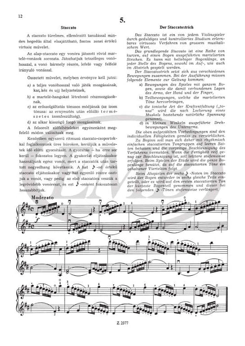 Feigerl - 24 Exercises in 24 Tonalities Volume 1 - Violin/2nd Violin Accompaniment EMB Z2377