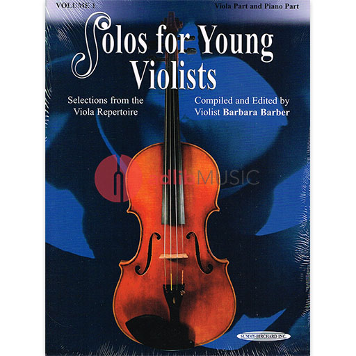 Solos for Young Violists Volume 1 - Viola/Piano Accompaniment by Barber Summy Birchard 18400X
