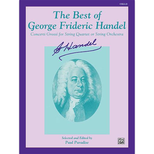 Best of Handel - Cello Part 58217