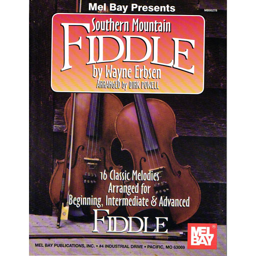 Southern Mountain Fiddle Violin by Erbsen & Powell Mel Bay 96890