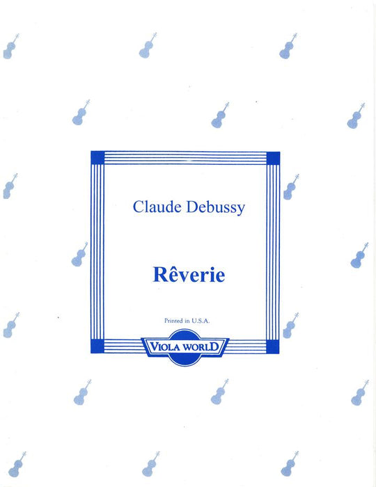 Debussy - Reverie - Viola/Piano Accompaniment arranged by Arnold Viola World VWP000119