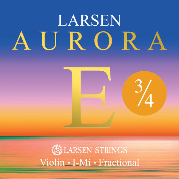 Larsen Aurora Violin E String Medium Ball End 3/4