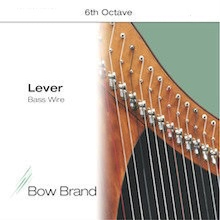 Bow Brand Wires: Tarnish Resistant - Lever Harp String, Octave 6, Set (ABCDE)