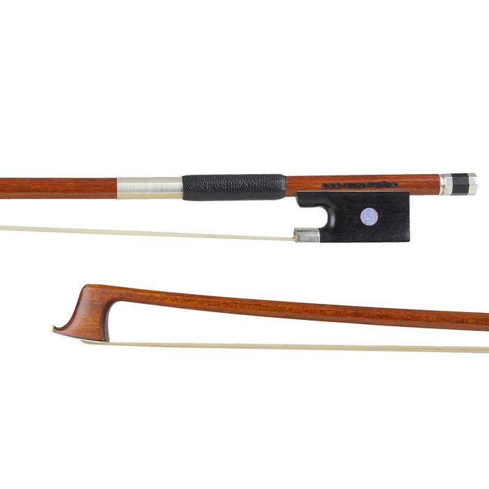 *Egidius Dörfler*** Pernambuco Octagonal Violin Bow with Sparkle Slide & Eye