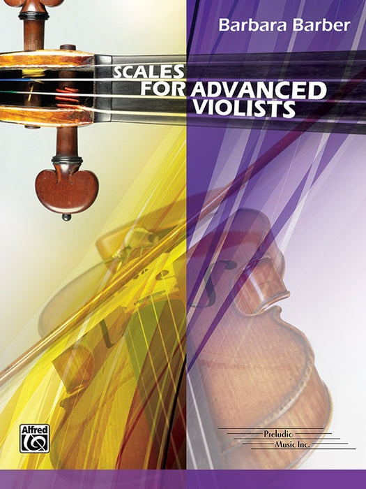 Scales for Advanced Violists - Viola Book by Barber Alfred 8023