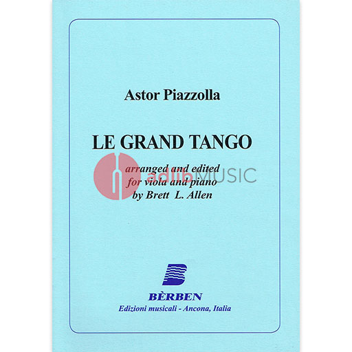 Piazzolla - Le Grand Tango - Viola/Piano Accompaniment arranged by Allen Berben E5753B