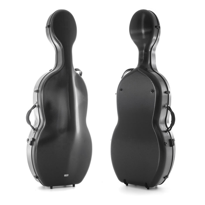 GEWA Pure Polycarbonate 4.8 Cello Case with Wheels Black 4/4