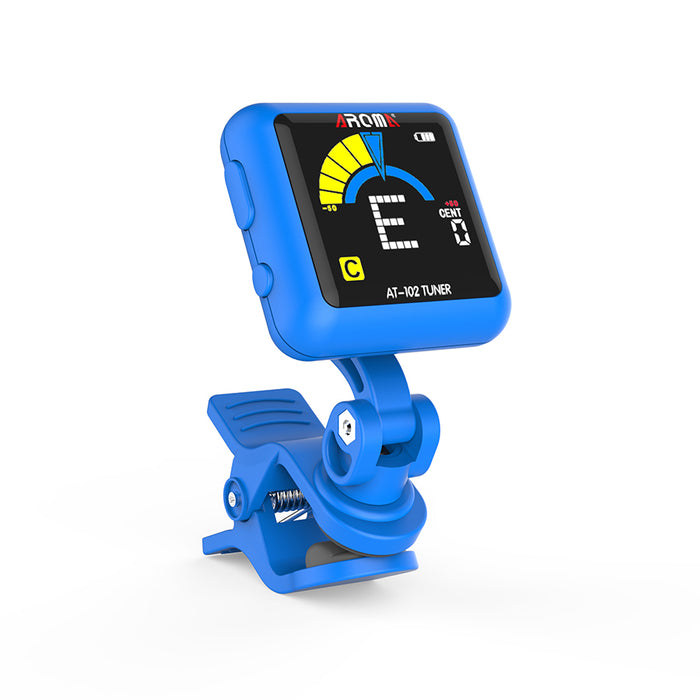 Aroma AT102 Chromatic Clip-On Tuner Blue