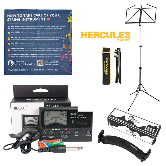 Violin Accessory 'Mini Starter' Pack (1/2 - 3/4)