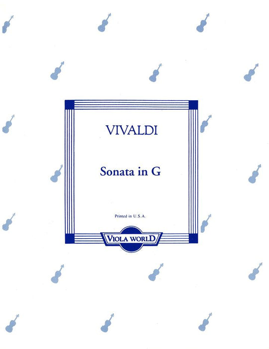 Vivaldi - Sonata in Gmaj RV10 - Viola/Piano Accompaniment arranged by Arnold Viola World VWP000076