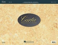 Carta Manuscript Paper No. 24 - Carta Score Paper - Various Authors Hal Leonard