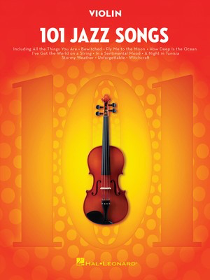 101 Jazz Songs - Violin Solo Book Hal Leonard 146371