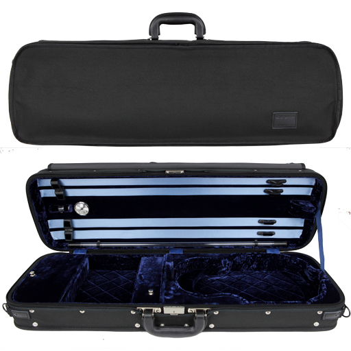 GEWA Liuteria Atlanta 2.6 Oblong Violin Case Black/Blue 4/4 - Special Order Only