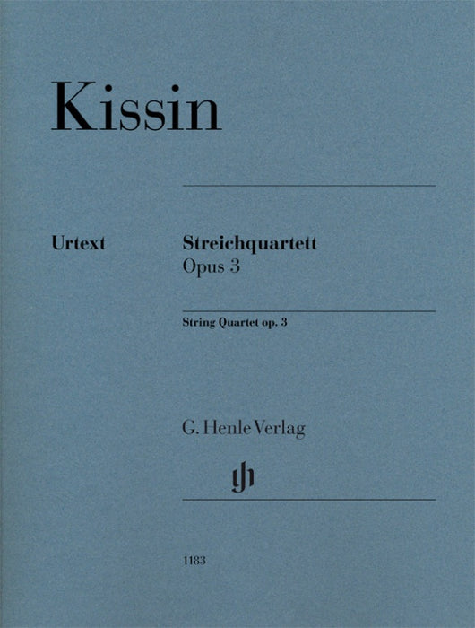 Kissin - String Quartet Op3 - String Quartet Parts Henle HN1183