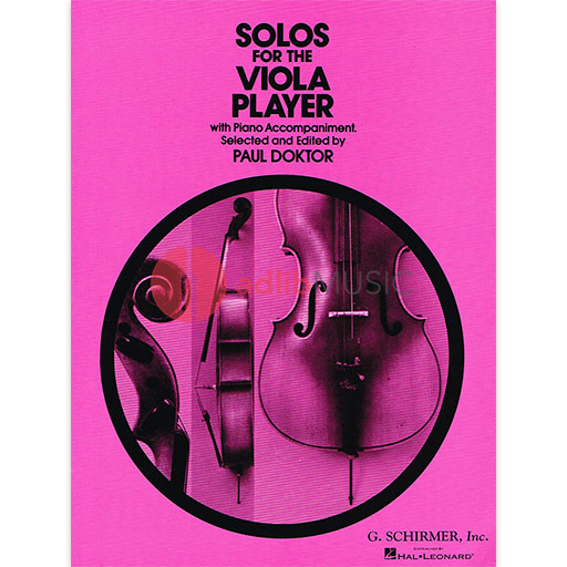 Solos for the Viola Player - Viola/Piano Accompaniment edited by Doktor Schirmer 50329260