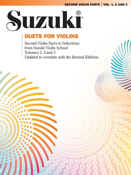 Suzuki Duets for Violin - Violin Duet Summy Birchard 0093S