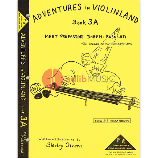 Adventures in Violinland Book 3A - Violin by Givens SS3A
